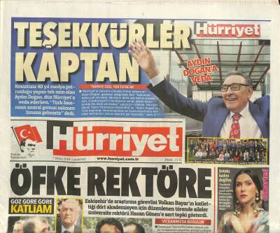 Hürriyet Gazetesi 7 Nisan 2018 - Demet Akalın Ve İbrahim Tatlıses,Sosyal Medya Üzerinden Tartıştı GZ109352 - 1