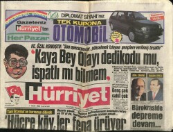 Hürriyet Gazetesi 7 Ocak 1989 - Bürokraside Depreme Devam... GZ60782 - 1