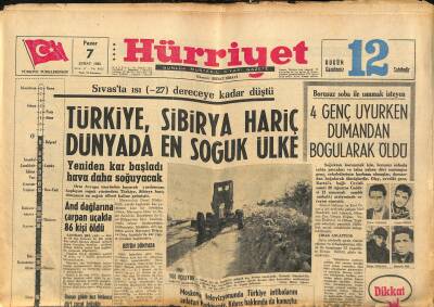 Hürriyet Gazetesi 7 Şubat 1965 - Shirley Temple Hollywooda Döndü - Ankara Halkının Yarısı Gecekonduda Yaşıyor GZ121882 - 1