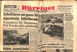 Hürriyet Gazetesi 8 Ağustos 1960 - Kıbrıstaki Mufrit Rumlar Bozgunculuğa Hazırlanıyor GZ72647 - 2