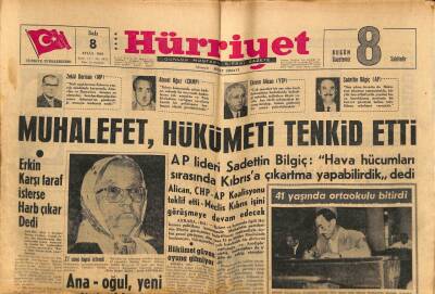 Hürriyet Gazetesi 8 Eylül 1964 - Yunanistan , Almanyaya İki Milyon Marklık Şeftali Sattı GZ81899 - 1