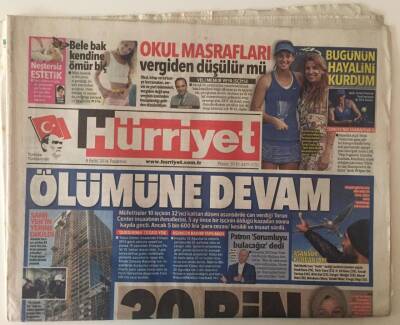 Hürriyet Gazetesi 8 Eylül 2014 - Türkiye de 30 Bin Suriyeli Bebek Doğdu GZ26179 - 1
