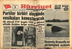 Hürriyet Gazetesi 8 Haziran 1961 - Dünya Liderlerinin İmzaları Karakterlerini Açığa Vuruyor GZ68708 - 1