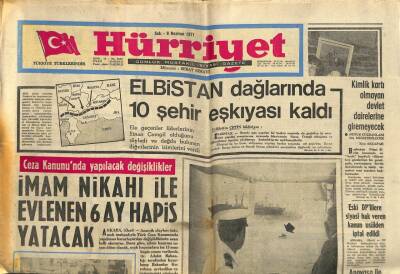 Hürriyet Gazetesi 8 Haziran 1971 - AKDENİZe Saldıran Korsan Motoru Zoru Görünce Kaçtı GZ88212 - 1