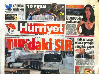 Hürriyet Gazetesi 8 Kasım 2013 - Kuşbakışı Yeni Başbakanlık - İstanbulda Parti Zamanı GZ100507 - 2