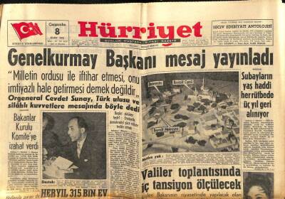 Hürriyet Gazetesi 8 Mart 1961 - Bir Köy Başöğretmeni Mavzerle Öldürüldü GZ82251 - 1