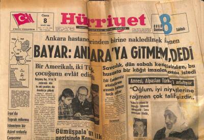 Hürriyet Gazetesi 8 Mart 1963 - Anayasa Mahkemesi Grev Yasağını Kaldırdı GZ72075 - 2