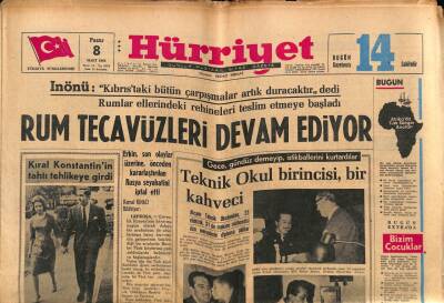 Hürriyet Gazetesi 8 Mart 1964 - Türk Sünger Avcılarının İlk Yurt Dışı Sünger Avı Seferi GZ70951 - 2