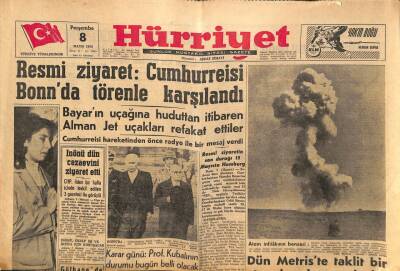 Hürriyet Gazetesi 8 Mayıs 1958 - Şimdi de Erzurumda Bir Peygamber Taslağı Çıktı GZ83010 - 1