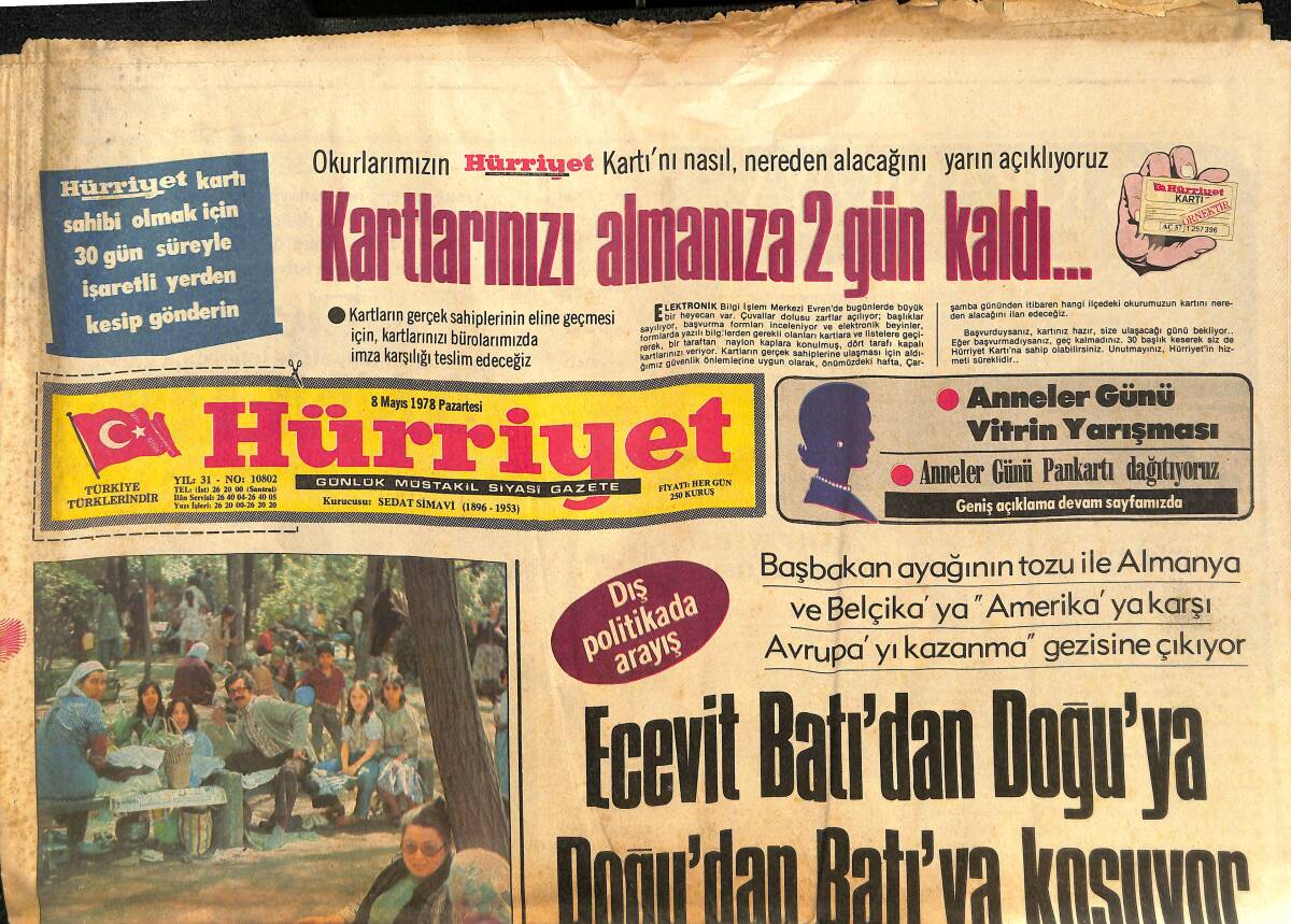 Hürriyet Gazetesi 8 Mayıs 1978 - Haldun Dormen Taksim'deki Venüs Sineması'nı Kiralayarak Burayı Dev Bir Tiyatro Salonu Yapmak İçin Harekete Geçti GZ134099 - 1