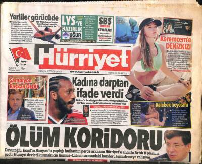 Hürriyet Gazetesi 8 Mayıs 2013 - Bursaspora İlk Şampiyonluğu Yaşatan Başkan İbrahim Yazıcı Öldü GZ106267 - 1