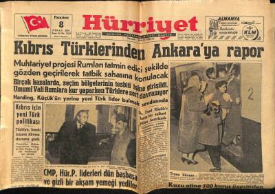 Hürriyet Gazetesi 8 Nisan 1957 - İsviçreye 10 Bin Ziraat İşçisi Gönderilecek GZ68841 - 1