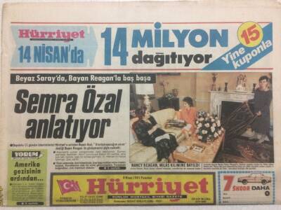 Hürriyet Gazetesi 8 Nisan 1985 - Kibariyenin Konserinde Cinayet GZ48610 - 1