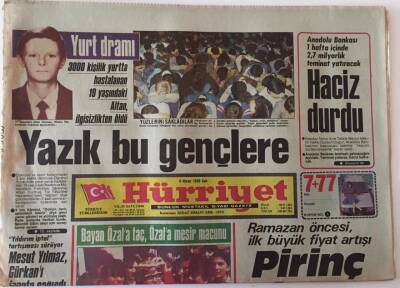 Hürriyet Gazetesi 8 Nisan 1986 - Bayan Özala Taç, Özala Mesir Macunu GZ26682 - 1