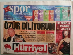 Hürriyet Gazetesi 8 Nisan 2005 Herkes Payını Aldı - Öçal İle Sayın Aynı Albümde - GZ44604 - 2