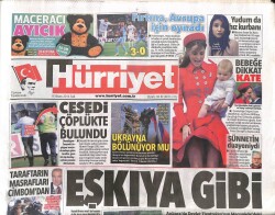 Hürriyet Gazetesi 8 Nisan 2014 - Beyaz Hershe Yalanlama - Ukrayna Bölünüyor Mu ? GZ100249 - 1