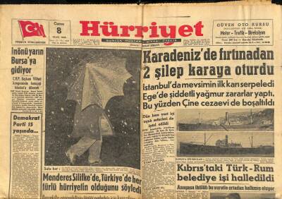 Hürriyet Gazetesi 8 Ocak 1960 - Bütün Kaymakamlara Birer Adet Cip Alınacak - Uçak Hosteslerinin Elbiseleri Değişiyor GZ116916 - 1