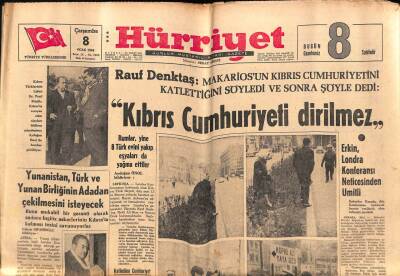 Hürriyet Gazetesi 8 Ocak 1964 - ATAŞ Grevi , Fabrikaları da Zarara Sokmaya Başladı GZ68792 - 2