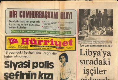 Hürriyet Gazetesi 8 Ocak 1975 - Burton Prenses Sevgilisinden de Ayrıldı - Fahrettin Aslan Nilgün Atılgan İle Evleniyor... GZ114148 - 1