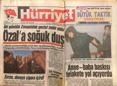 Hürriyet Gazetesi 8 Ocak 1990 - Yüksel Uzel, Uğursuz Evi İçin Mevlit Okuttu GZ79678 - 1