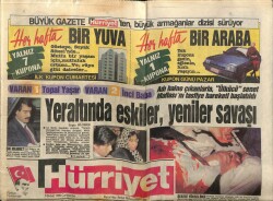 Hürriyet Gazetesi 8 Şubat 1989 - Yeraltında Eskiler Yeniler Savaşı GZ61775 - 2