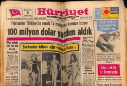 Hürriyet Gazetesi 8 Temmuz 1970 - Türk Sinema Ve Sahne Sanatçılarının İdeal Ölçüleri Tespit Edildi GZ72400 - 1