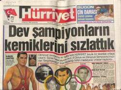 Hürriyet Gazetesi 8 Temmuz 1992 - İbrahim Tatlıses Çaldı , Yüzbinlikler Yağdı... GZ69392 - 1