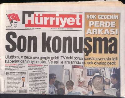 Hürriyet Gazetesi 8 Temmuz 1999 - DSPlilerden Yılmaza Öfke - Japon İntiharına Kalkan Uluğbay , Tokyoda Çalıştı GZ119384 - 1