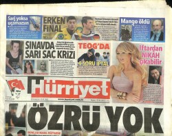 Hürriyet Gazetesi 8 Temmuz 2014 - Petek Dinçöz Ve Nikah GZ101188 - 1
