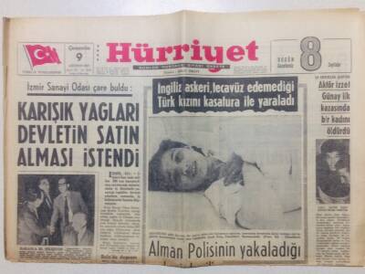 Hürriyet Gazetesi 9 Ağustos 1967 - Karışık Yağları Devletin Satın Alması İstendi GZ53470 - 1
