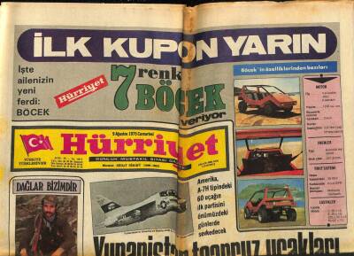 Hürriyet Gazetesi 9 Ağustos 1975 - Sadi Irmak , Münihte Gençliğinde Tanıdığı Bir Alman Kadınla Buluştu GZ76535 - 1