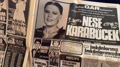 Hürriyet Gazetesi 9 Ağustos 1980 - Yenikapı Gar Gazinosu Neşe Karaböcek Afişi GZ69191 - 4