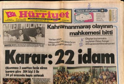 Hürriyet Gazetesi 9 Ağustos 1980 - Yenikapı Gar Gazinosu Neşe Karaböcek Afişi GZ69191 - 1