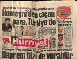 Hürriyet Gazetesi 9 Aralık 1988 - Humeyniden Kaçan Para Türkiyede GZ64349 - 2