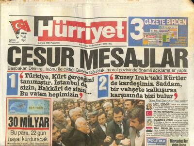 Hürriyet Gazetesi 9 Aralık 1991 - Abdülhamitin Saatine 800 Milyon GZ84042 - 1