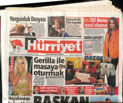 Hürriyet Gazetesi 9 Aralık 2012 - Kadıköyde Anıt Polemiği - Meireles Ve Topal İçin Sarı Alarm GZ125772 - 1