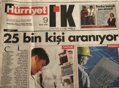 Hürriyet Gazetesi 9 Ekim 2005-233 Yıllık Bankayı Batırdı Ama Pes Etmedi GZ45208 - 2