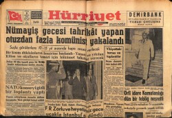 Hürriyet Gazetesi 9 Eylül 1955 - Fatin Rüştü Zorlu Ve Heyetimiz İstanbula Döndü GZ71118 - 2