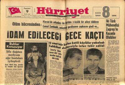 Hürriyet Gazetesi 9 Eylül 1963 - Midesinden 1 Kol Saati , 13 Kaşık , 81 Çivi , 5 Anahtar Ve 200 Gram da Cam Çıktı GZ72087 - 1