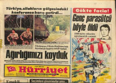 Hürriyet Gazetesi 9 Eylül 1983 - Cihan Ünal,Türkan Şoray 3 Saat Tek Kelime Etmediler GZ114288 - 1