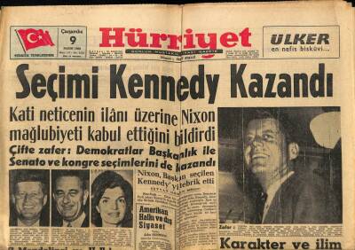 Hürriyet Gazetesi 9 Kasım 1960 - İsmet İnönü Üniversiteler Yurdun Desteğidir dedi GZ68723 - 2