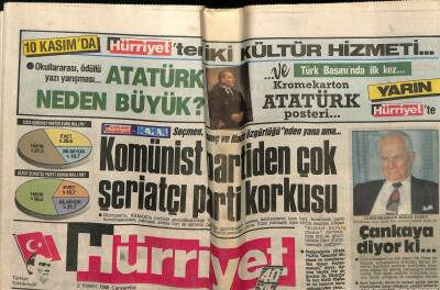 Hürriyet Gazetesi 9 Kasım 1988 - Doğum Günü Hediyesi GZ58668 - 1