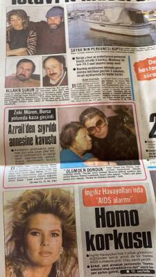 Hürriyet Gazetesi 9 Mart 1985 - Zeki Müren , Bursa Yolunda Kaza Geçirdi GZ81625 - 2