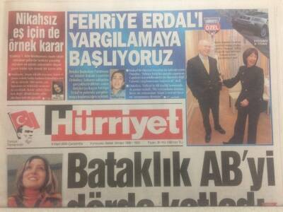 Hürriyet Gazetesi 9 Mart 2005 - Bataklık AByi Dörde Katladı GZ38037 - 1