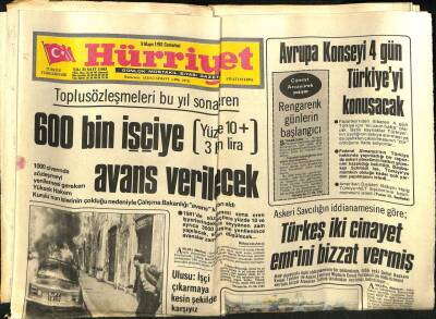 Hürriyet Gazetesi 9 Mayıs 1981 - Açlık Grevi Yapan 3 IRA Üyesi Daha Ölüm Döşeğinde GZ74261 - 1