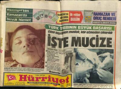 Hürriyet Gazetesi 9 Mayıs 1986 - Suudi Arabistan Bizden Gıda Alımını Durdurdu GZ61762 - 2