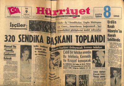 Hürriyet Gazetesi 9 Nisan 1963 - İzmir Körfezi Çocuk Felci Yuvası Olmuş GZ67419 - 1