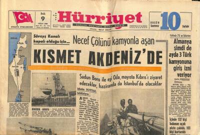 Hürriyet Gazetesi 9 Nisan 1968 - Zenci Yürüyüşüne Bayan King de İştirak Etti GZ117521 - 1