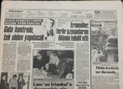 Hürriyet Gazetesi 9 Nisan 1984 Nato Sekreteri Joseph Luns İstanbula Doyamadı GZ36165 - 1