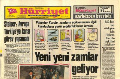 Hürriyet Gazetesi 9 Ocak 1981 - Trakyada Kardan Bazı İlçelerdeki Okullar Kapatıldı GZ82152 - 1